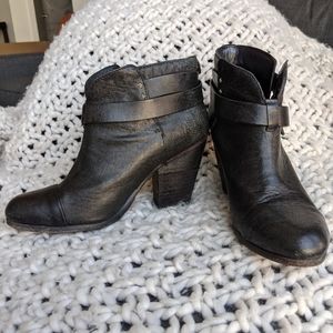 Rag & Bone Shoes | Harrow Black Leather Ankle Boot